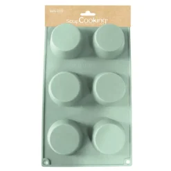 Moule à gâteaux silicone 6 muffins