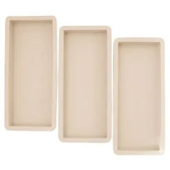 Moules en silicone pour layer cake & bûches x3