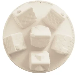 Moule silicone 3D chalets de Noël - 6 empreintes