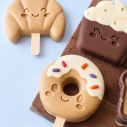 Moule silicone gâteaux Kawaii - 6 formes