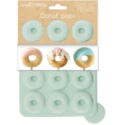 Moule silicone pour donuts pops - 12 mini donuts