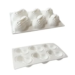 Moule silicone trompe-l’œil cacahuète - 6 empreintes