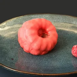 Moule silicone trompe-l'œil framboise individuel - Ø7 cm