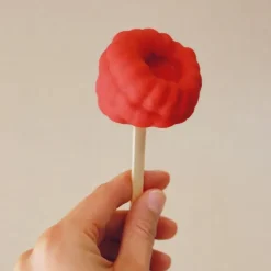 Moule silicone trompe-l'œil framboise individuel - Ø7 cm