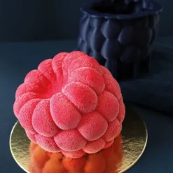 Moule silicone trompe l'œil Framboise - Ø12 cm