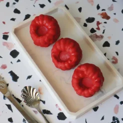 Moule silicone trompe-l’œil framboise - 6 empreintes