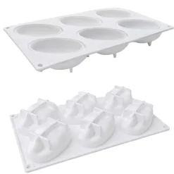 Moule silicone trompe-l’œil pistache - 6 empreintes