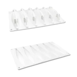 Moule silicone trompe-l’œil vanille - 6 empreintes