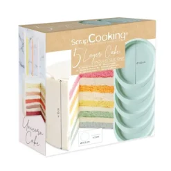 Moules Layer Cake en Silicone x5