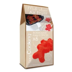 Moules silicone airfryer bonhomme pain d'épices x6