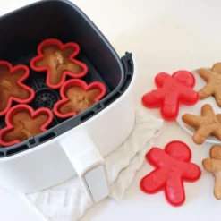 Moules silicone airfryer bonhomme pain d'épices x6