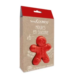6 moules silicone individuels Ginger