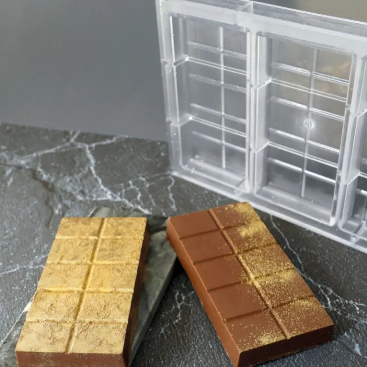 Moule 3 tablettes de chocolat professionnel