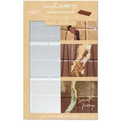 Moule 3 tablettes de chocolat professionnel