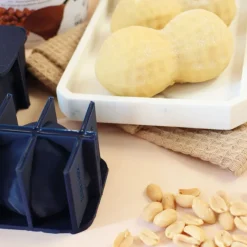 Moule trompe-l'œil cacahuète silicone