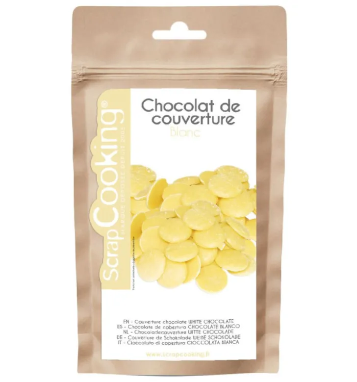 Palets de chocolat blanc 190 gr