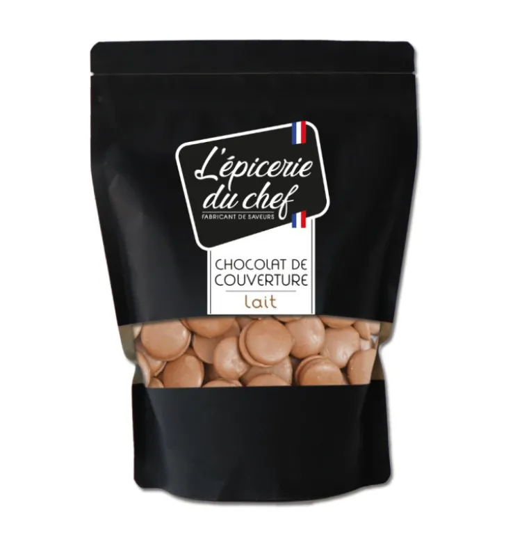 Palets de chocolat lait 1Kg