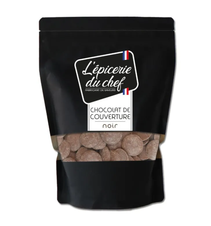 Palets de chocolat noir 500g