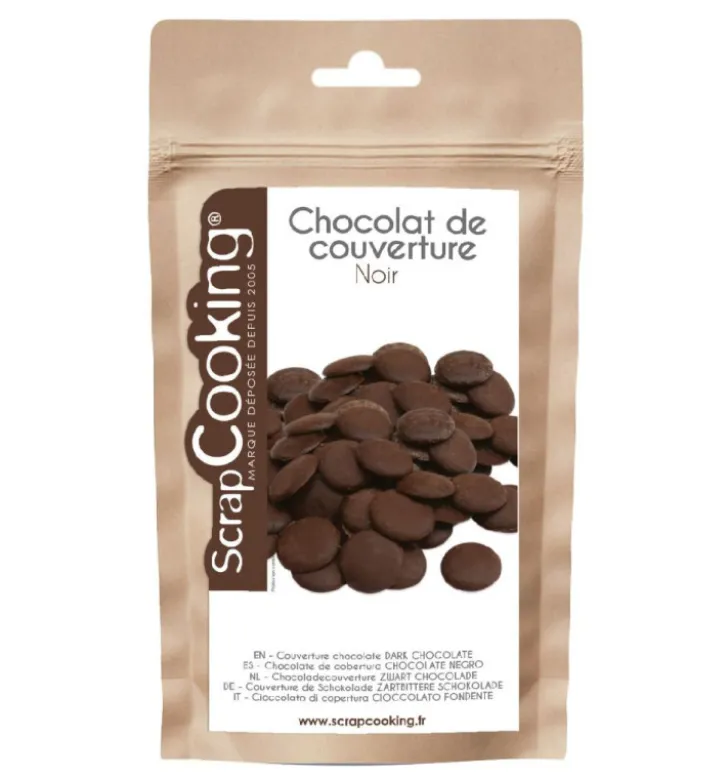 Palets de chocolat noir 190 gr