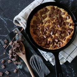 Poêle en fonte pour cookie géant, tarte et gâteaux
