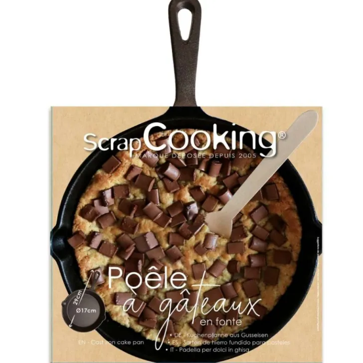 Poêle en fonte pour cookie géant, tarte et gâteaux