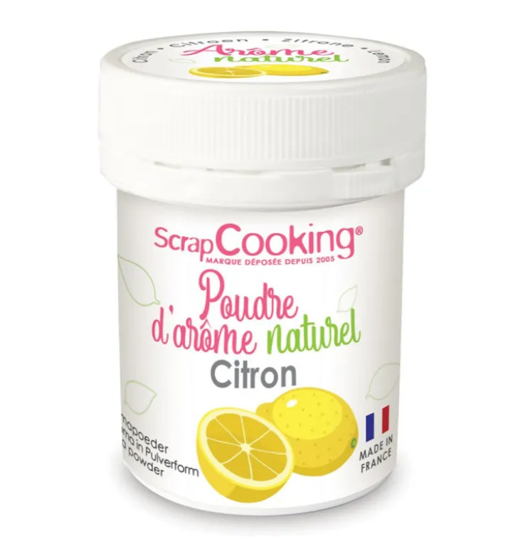 Poudre d'arôme naturel citron