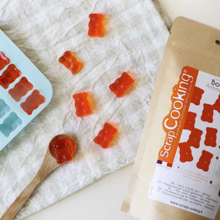 Préparation en poudre pour bonbons abricot maison