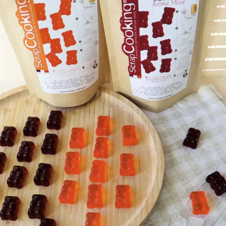 Préparation en poudre pour bonbons abricot maison