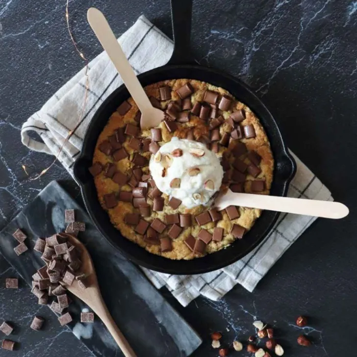 Préparation en poudre pour cookie géant à partager
