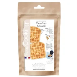Préparation en poudre pour gaufres kawaii maison