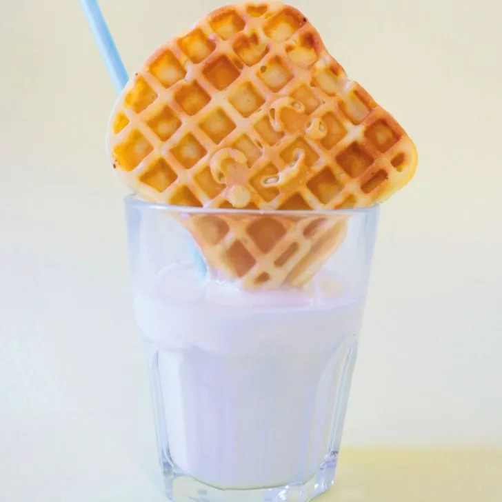 Préparation en poudre pour gaufres kawaii maison
