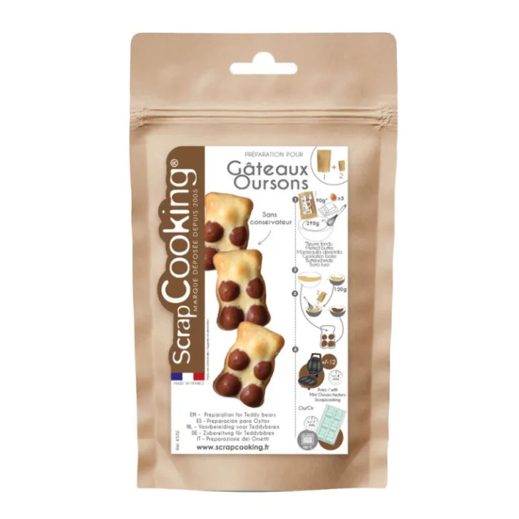 Préparation gâteaux oursons