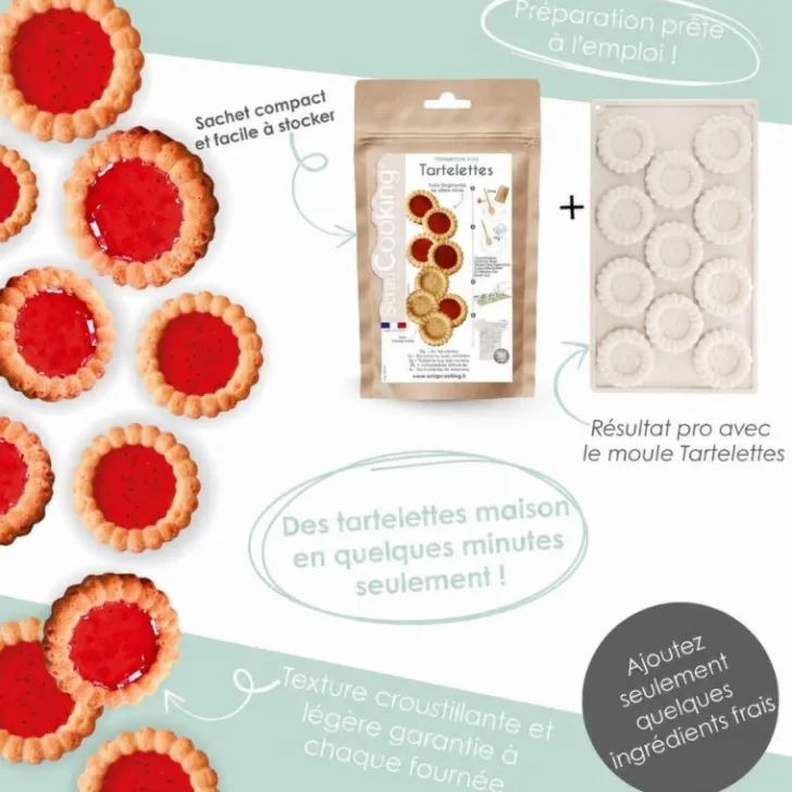 Préparation instantanée pour tartelettes