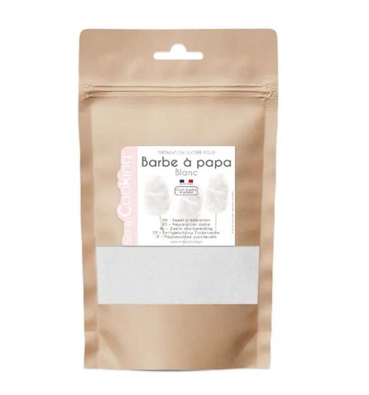 Prépa sucrée barbe à papa - blanc - goût barbe à papa 160g