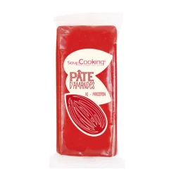 Pâte d'amandes rouge 200 g