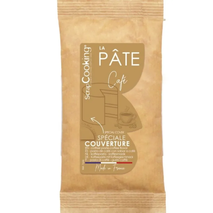 Pâte de couverture aromatisée café 400g