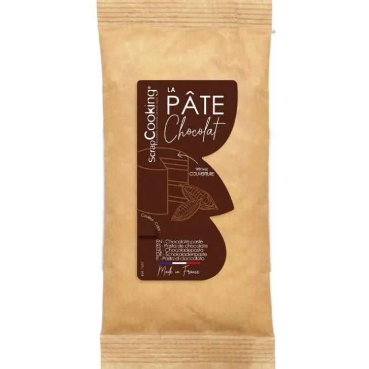 Pâte de couverture aromatisée chocolat intense 400g