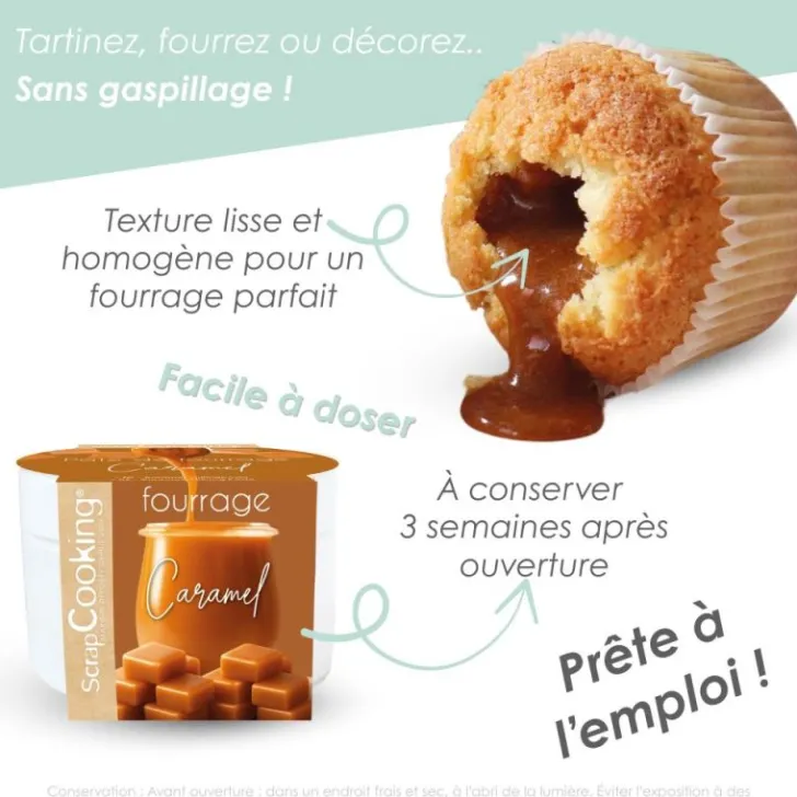 Pâte de fourrage caramel 200g