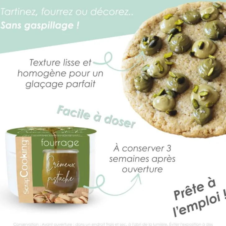 Pâte de fourrage crémeux pistache 200g