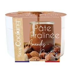 Pâte de praliné amandes-noisettes 200g