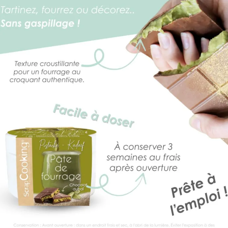 Pâte Kadaïf pistache de fourrage 200g