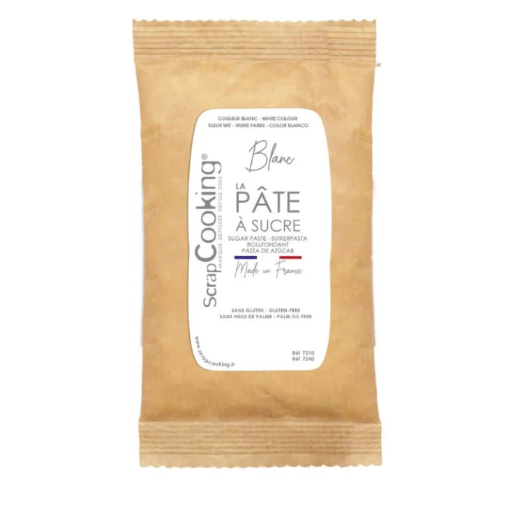 Pâte à sucre blanche 500gr