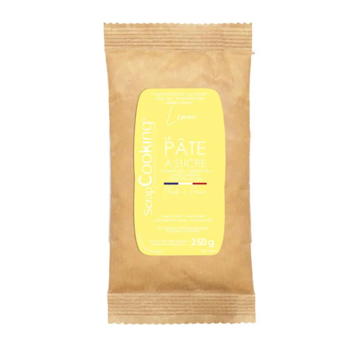 Pâte à sucre colorant d'origine naturelle Lemon 250g