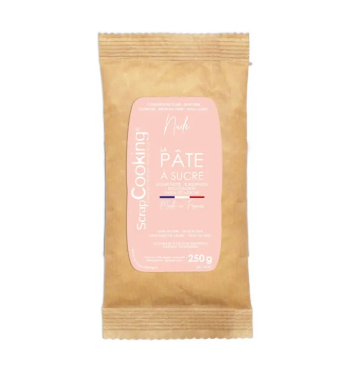 Pâte à sucre colorant d'origine naturelle Nude 250g