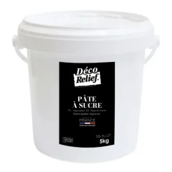 Pâte à Sucre française blanc - 5kg