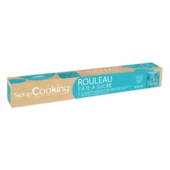 Pâte à sucre rouleau bleu turquoise 36 cm