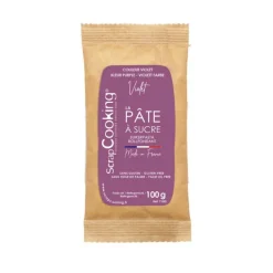 Pâte à sucre violette 100g
