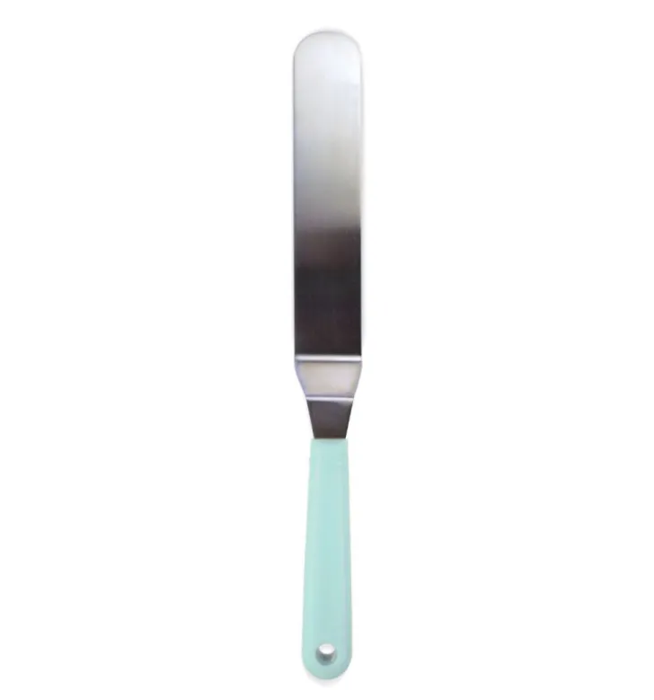 Spatule coudée en inox