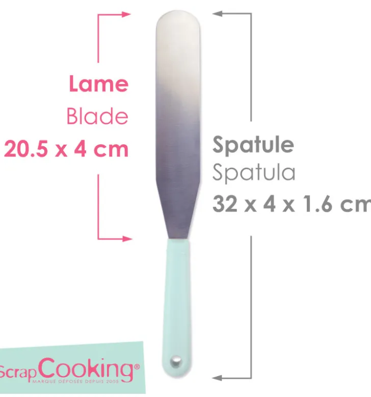 Spatule flexible en inox
