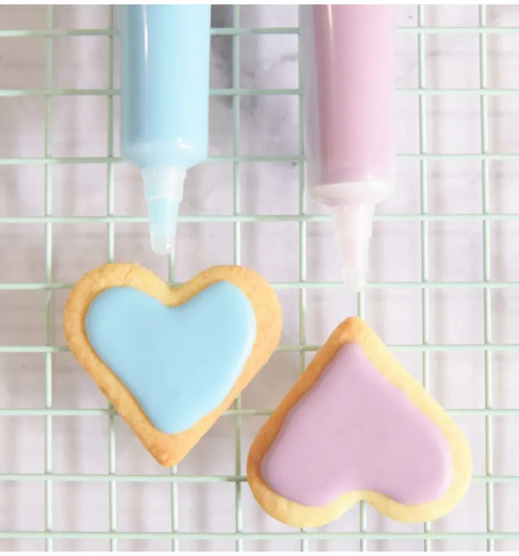 Stylo alimentaire goût choco - bleu pastel